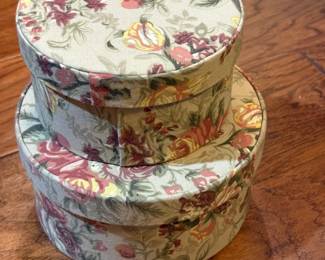 Fabric Covered Boxes 
