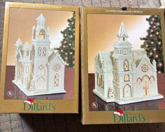 Lighted Churches - New in the BOX 