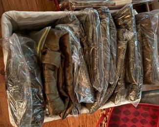 Olive Green Sheere Curtains 