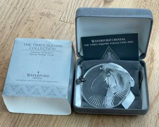 Waterford Crystal Christmas Ornament W/ Box Collection