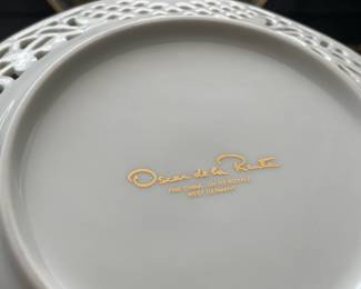 Vintage Decorative Plates By Oscar De La Renta (West Germany)