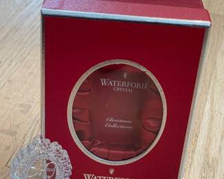 Waterford Crystal Christmas Ornament W/ Box Collection