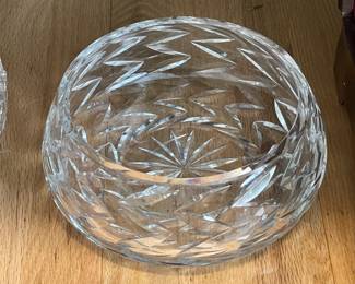 Crystal/Pressed Glass Serving Bowl