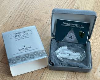 Waterford Crystal Christmas Ornament W/ Box Collection