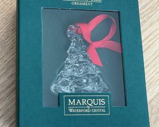 Waterford Crystal Christmas Ornament W/ Box Collection