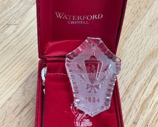 Waterford Crystal Christmas Ornament W/ Box Collection