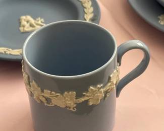 Large Wedgwood Collection (Trays, Teacups, Tea Set W/ Sugar & Creamer, Trinket Boxes, Bowls, Plates, Ashtrays, Candlestick Holders, Etc.)