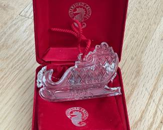 Waterford Crystal Christmas Ornament W/ Box Collection
