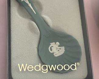 Large Wedgwood Collection (Trays, Teacups, Tea Set W/ Sugar & Creamer, Trinket Boxes, Bowls, Plates, Ashtrays, Candlestick Holders, Etc.)