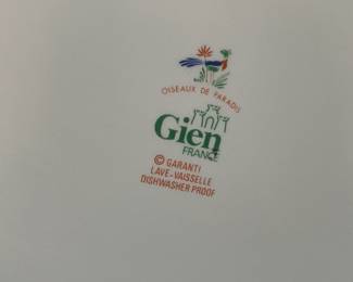 Floral Platter By Gien (France)