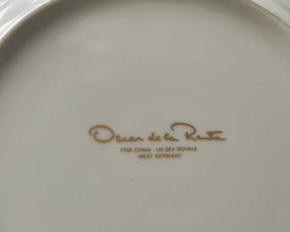 Vintage Decorative Plate By Oscar De La Renta (West Germany)
