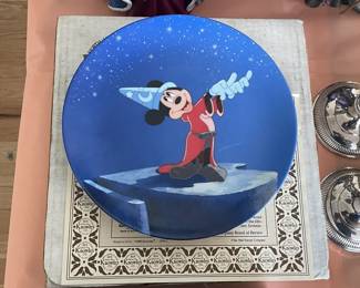 Disney Mickey Mouse "The Apprentice's Dream" Collector's Plate By Knowles W/ COA & Box