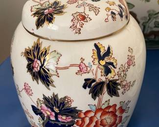 "Mandarin" Ginger Jar By Mason's (England)