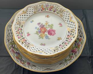 Vintage Decorative Plates By Oscar De La Renta (West Germany)