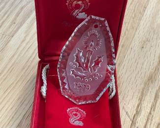 Waterford Crystal Christmas Ornament W/ Box Collection