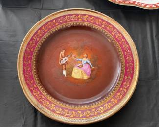 Vintage Decorative Plate By Kunst (Bavaria)