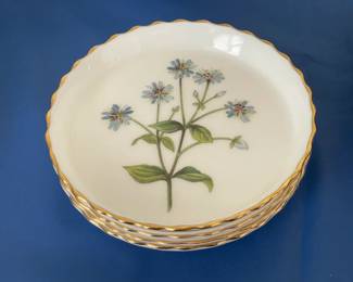 "Stellaria" Floral Ceramic Coasters By Minton