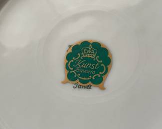 Vintage Decorative Plate By Kunst (Bavaria)