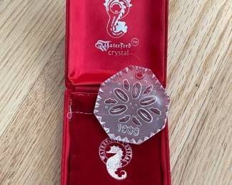 Waterford Crystal Christmas Ornament W/ Box Collection