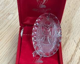 Waterford Crystal Christmas Ornament W/ Box Collection