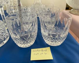 Waterford Crystal Set Of 6 Glasses