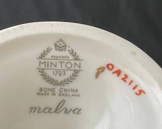 'Malva" Footed Bowl By Minton (England)