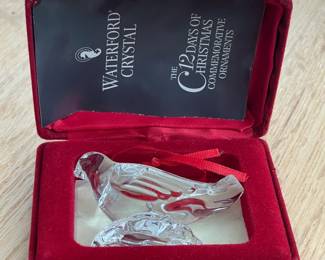 Waterford Crystal Christmas Ornament W/ Box Collection