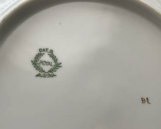 Vintage Decorative Plate By Royal (Austria)