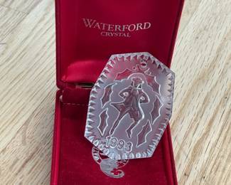 Waterford Crystal Christmas Ornament W/ Box Collection