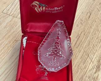Waterford Crystal Christmas Ornament W/ Box Collection