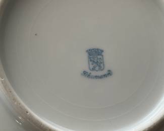 Antique Decorative Handled Basket Bowl By Schumann (Germany)