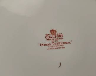 Vintage "Indian Tree Coral" Decorative Plate By Coalport (England)