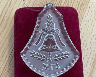 Waterford Crystal Christmas Ornament W/ Box Collection
