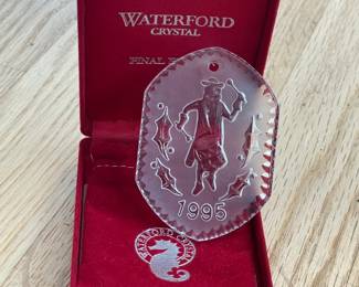 Waterford Crystal Christmas Ornament W/ Box Collection