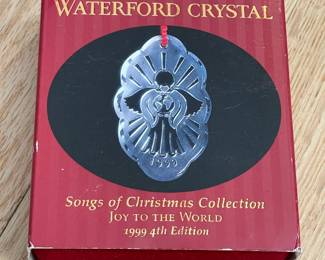 Waterford Crystal Christmas Ornament W/ Box Collection