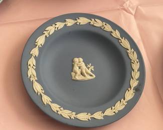 Large Wedgwood Collection (Trays, Teacups, Tea Set W/ Sugar & Creamer, Trinket Boxes, Bowls, Plates, Ashtrays, Candlestick Holders, Etc.)