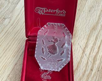 Waterford Crystal Christmas Ornament W/ Box Collection