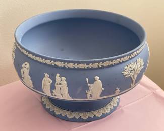 Large Wedgwood Collection (Trays, Teacups, Tea Set W/ Sugar & Creamer, Trinket Boxes, Bowls, Plates, Ashtrays, Candlestick Holders, Etc.)