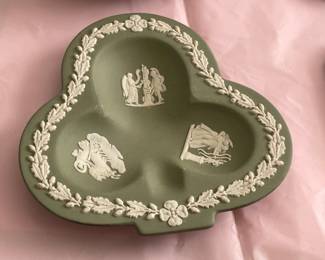 Large Wedgwood Collection (Trays, Teacups, Tea Set W/ Sugar & Creamer, Trinket Boxes, Bowls, Plates, Ashtrays, Candlestick Holders, Etc.)