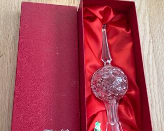 Waterford Crystal Christmas Tree Topper W/ Box