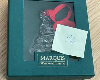 Waterford Crystal Christmas Ornament W/ Box Collection