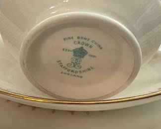 Teacup Set By Staffordshire (England)