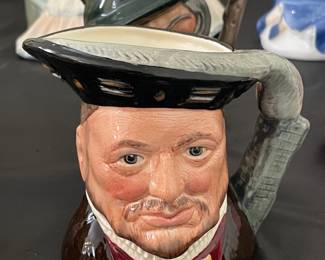 Large Royal Doulton Collection Of Toby Mugs & Figurines