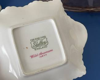 "Wild Anemone" Handled Plate By Shelley (England)