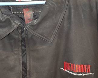 Highlander Leather Bomber Jacket