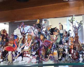 Assorted Blown Glass Figurines