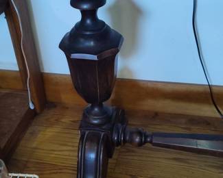 Jacobean Style Carved Mahogany Console Table