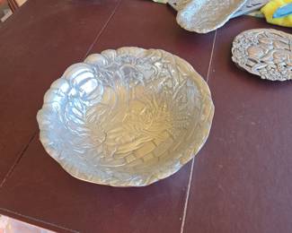 Pewter Harvest Bowl