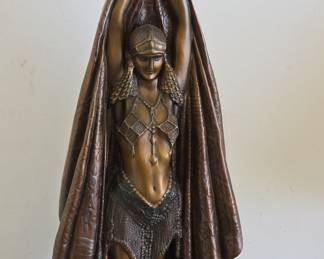 Antinea, Queen of Atlantis by Demetre H. Chiparus, Art Deco Bronze Sculpture