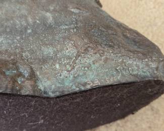 Bronze Nude Sculpture with Gilded Accents - Signed 'J. Stelzer'